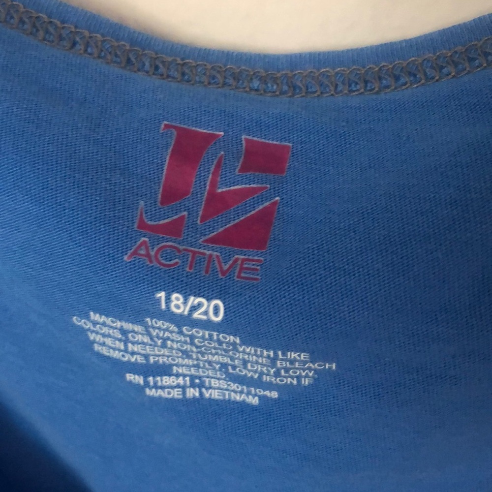 Livi Active by Lane Bryant royal blue 18/20 top - Picture 8 of 16